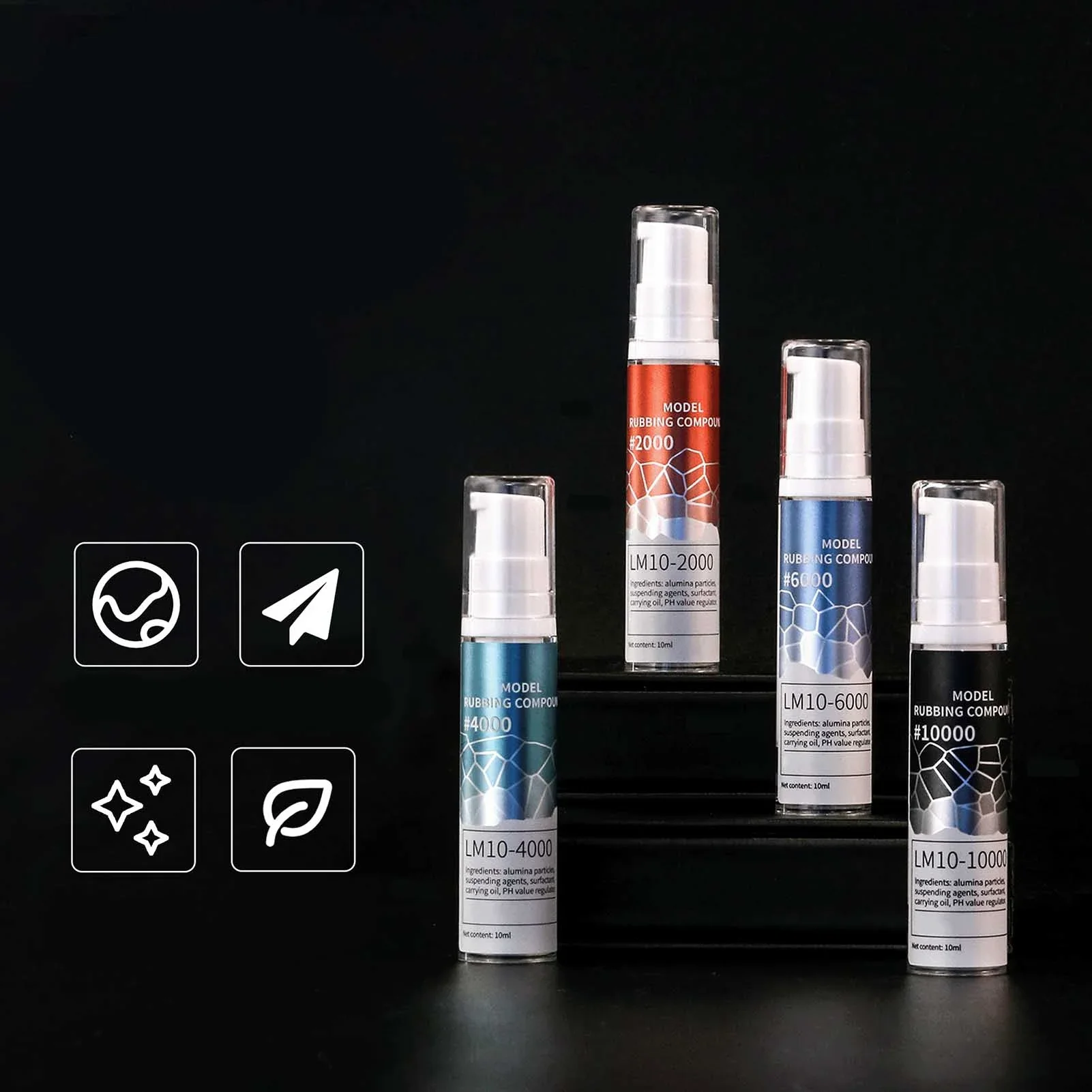 Model Kit Paint Set - Dspiae Lm10 Polish Fluid Slurry 2000-10000