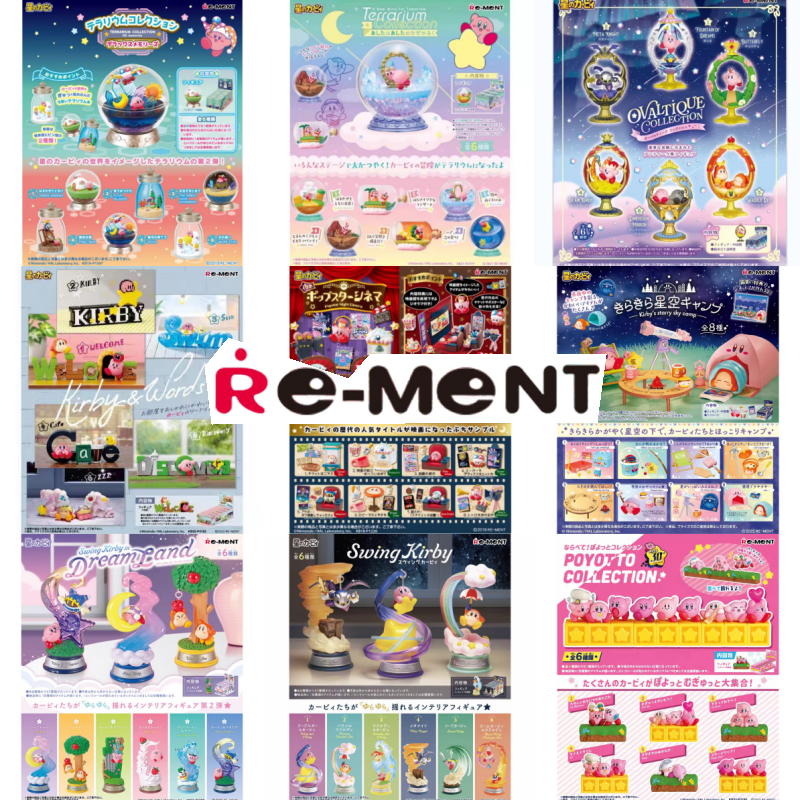 Model Kit Kirby - Original Re-Ment Kirby Full Set Figures