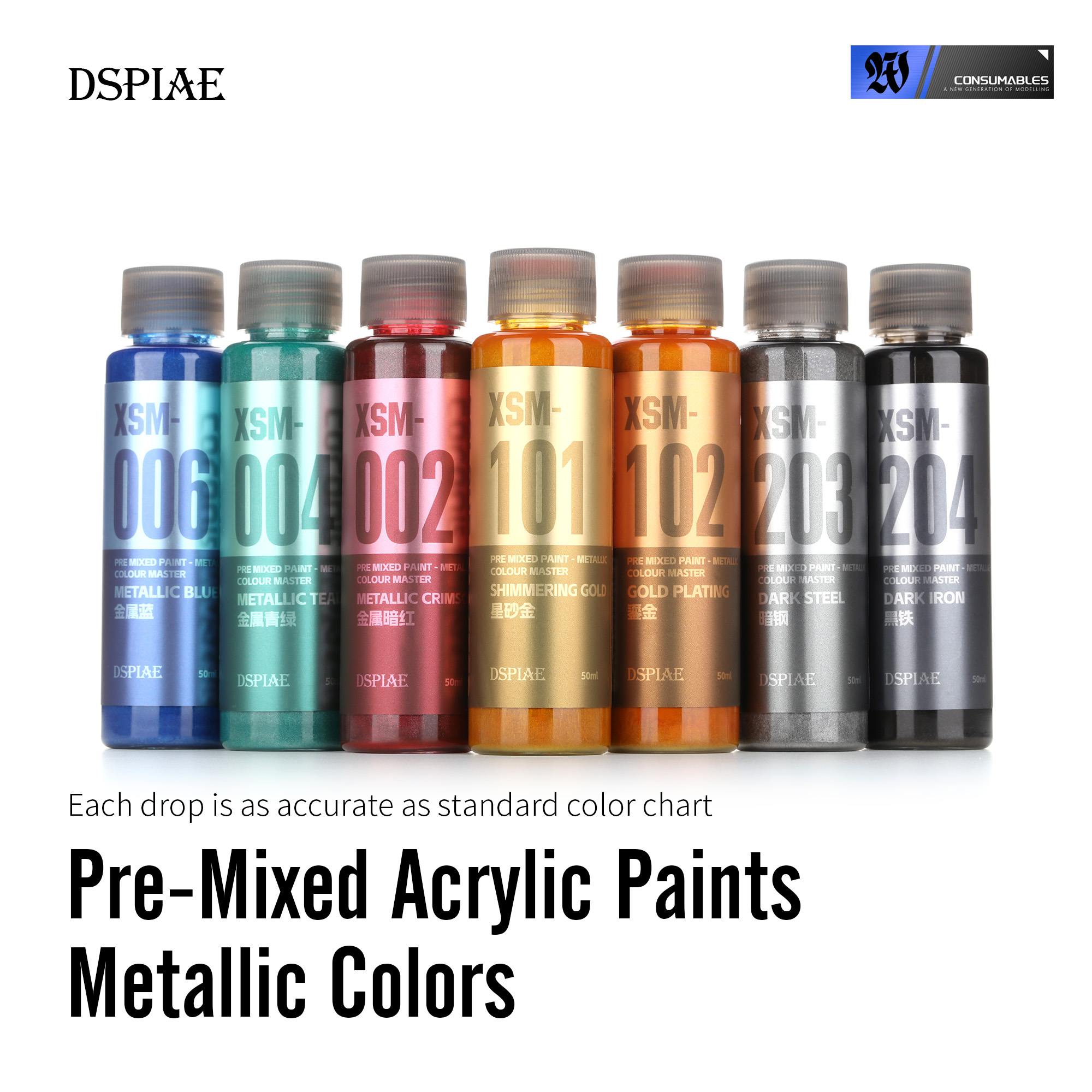 Model Kit Paint Set - DSPIAE XSM 2026 New Model Hobby