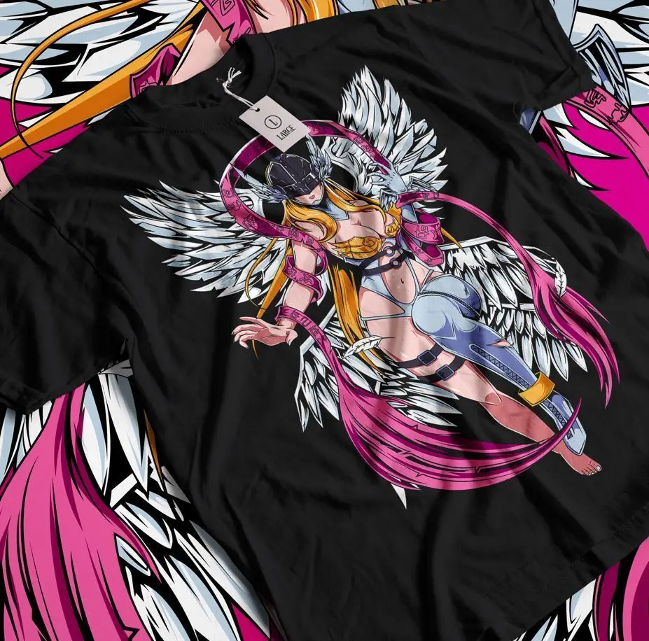 Model Kit Imperialdramon - Camiseta de Angemon, camisa de Anime
