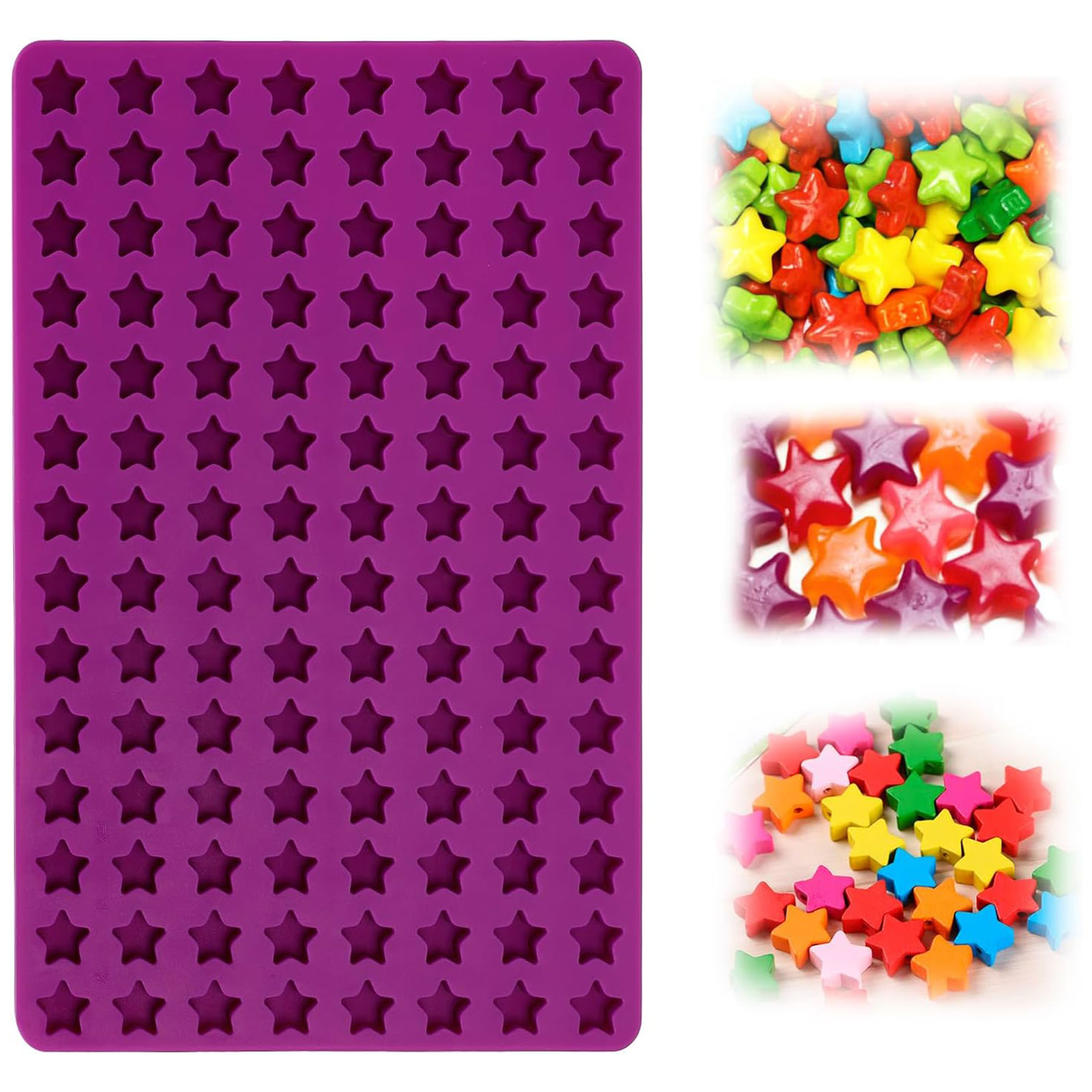 Model Kitchen Set - 112 Cavity Mini Star Silicone Molds