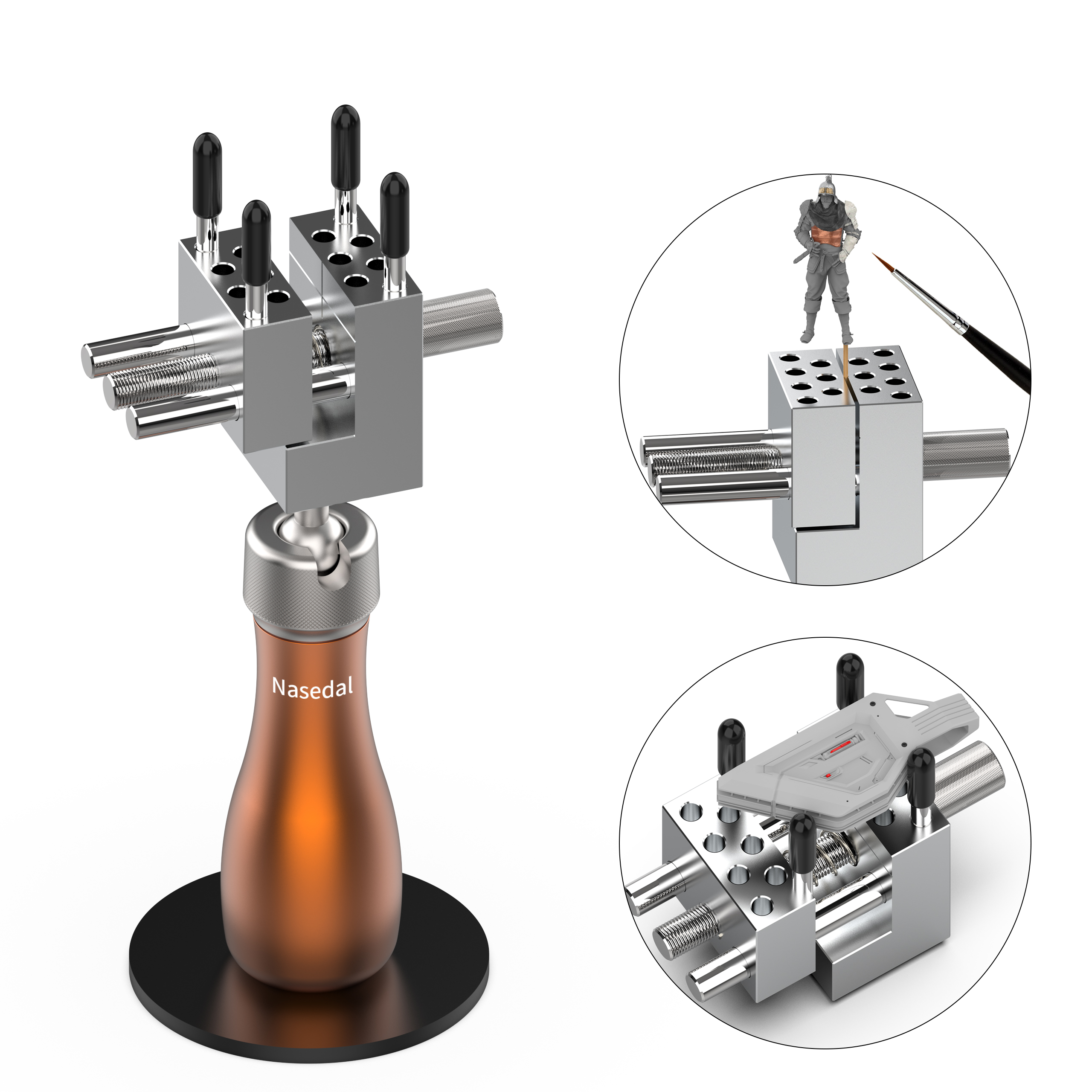 Nasedal Handheld Mini Vise Por - Model Kit Paint Set review and price