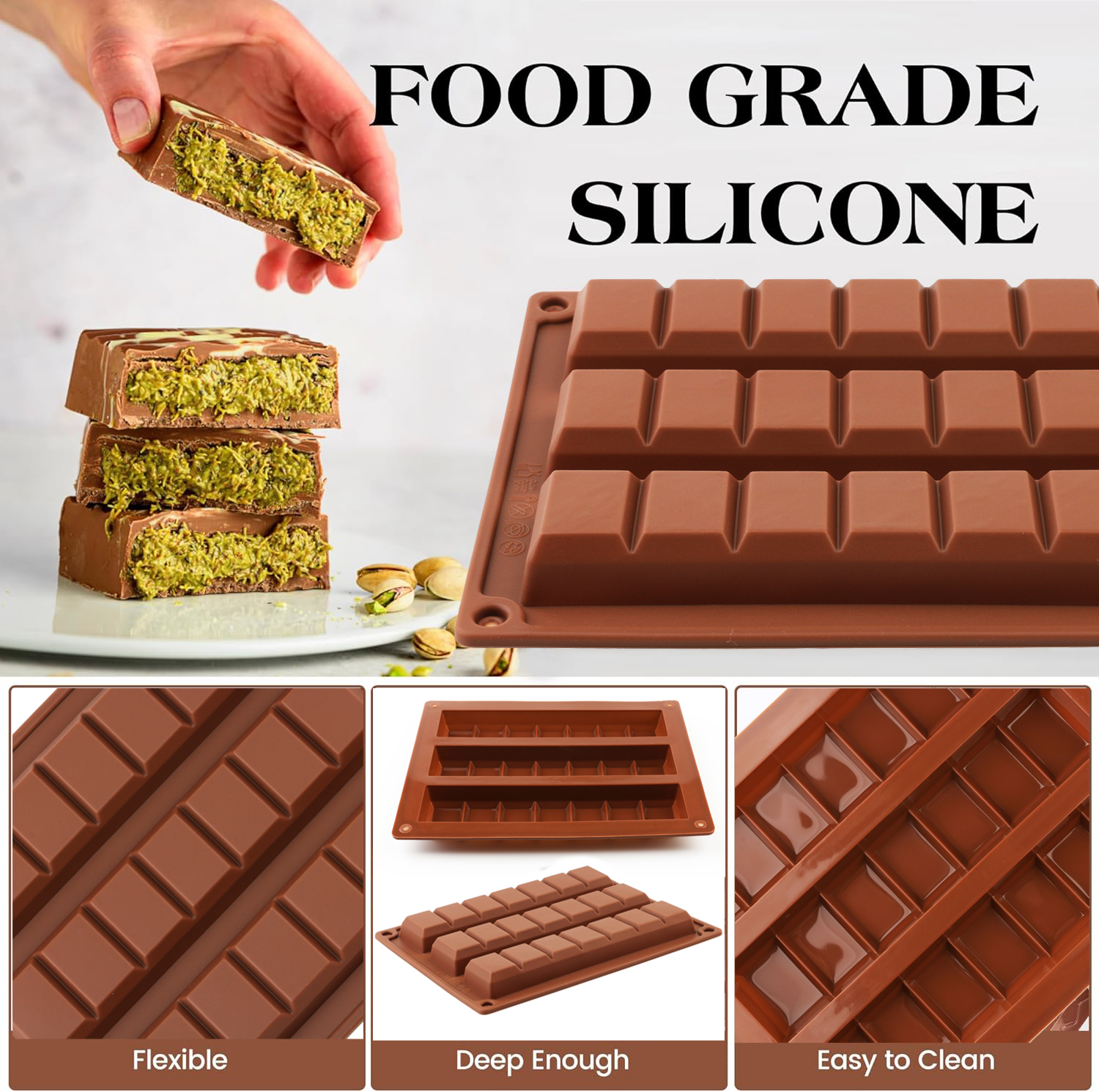 1pcs Silicone Dubai Block Choc - Model Kitchen Set review and price