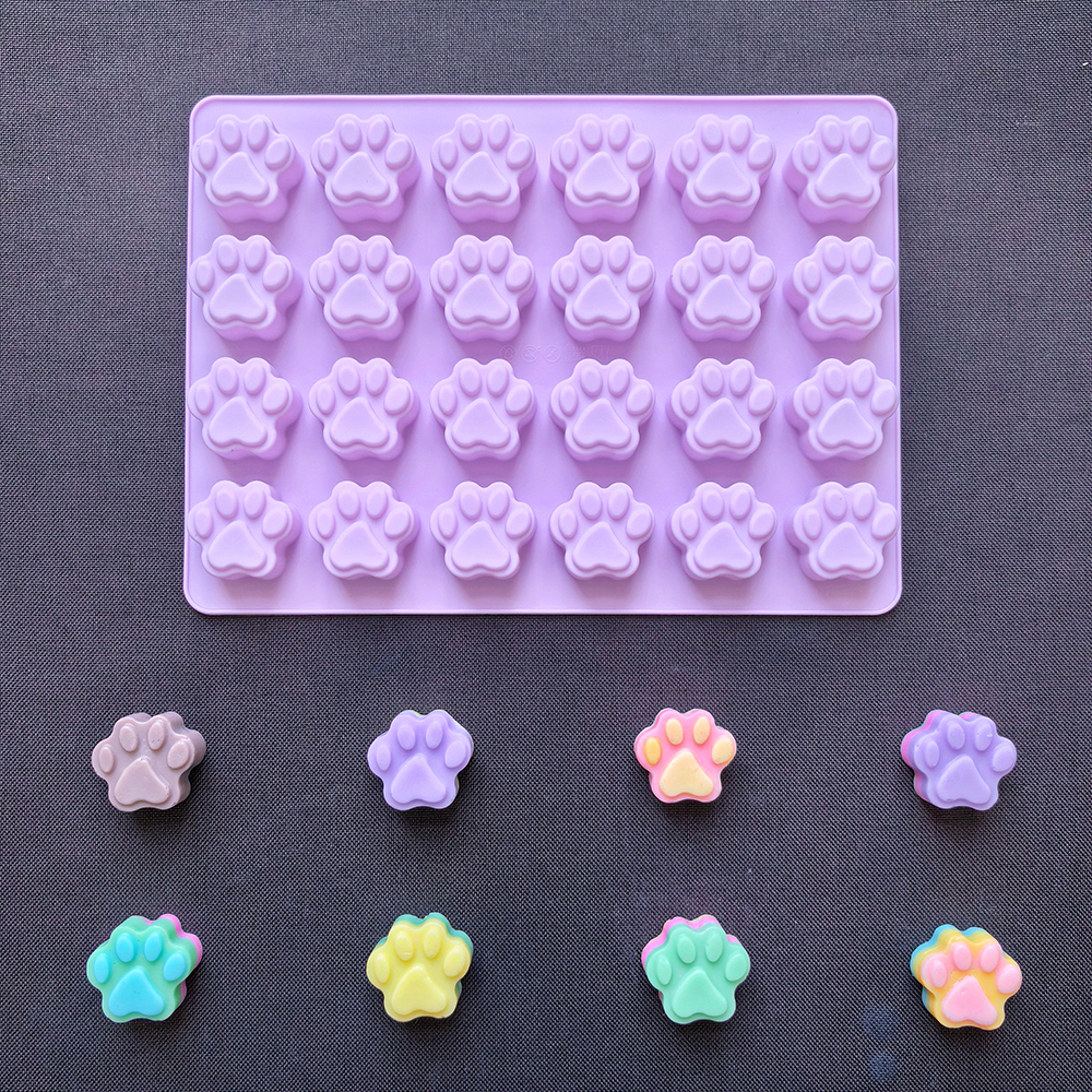 1pc 24 hole cat paw shaped cho - Model Kitchen Set review and price