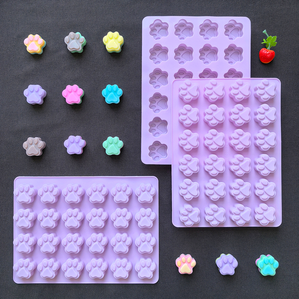 1pc 24 hole cat paw shaped cho - Model Kitchen Set review and price