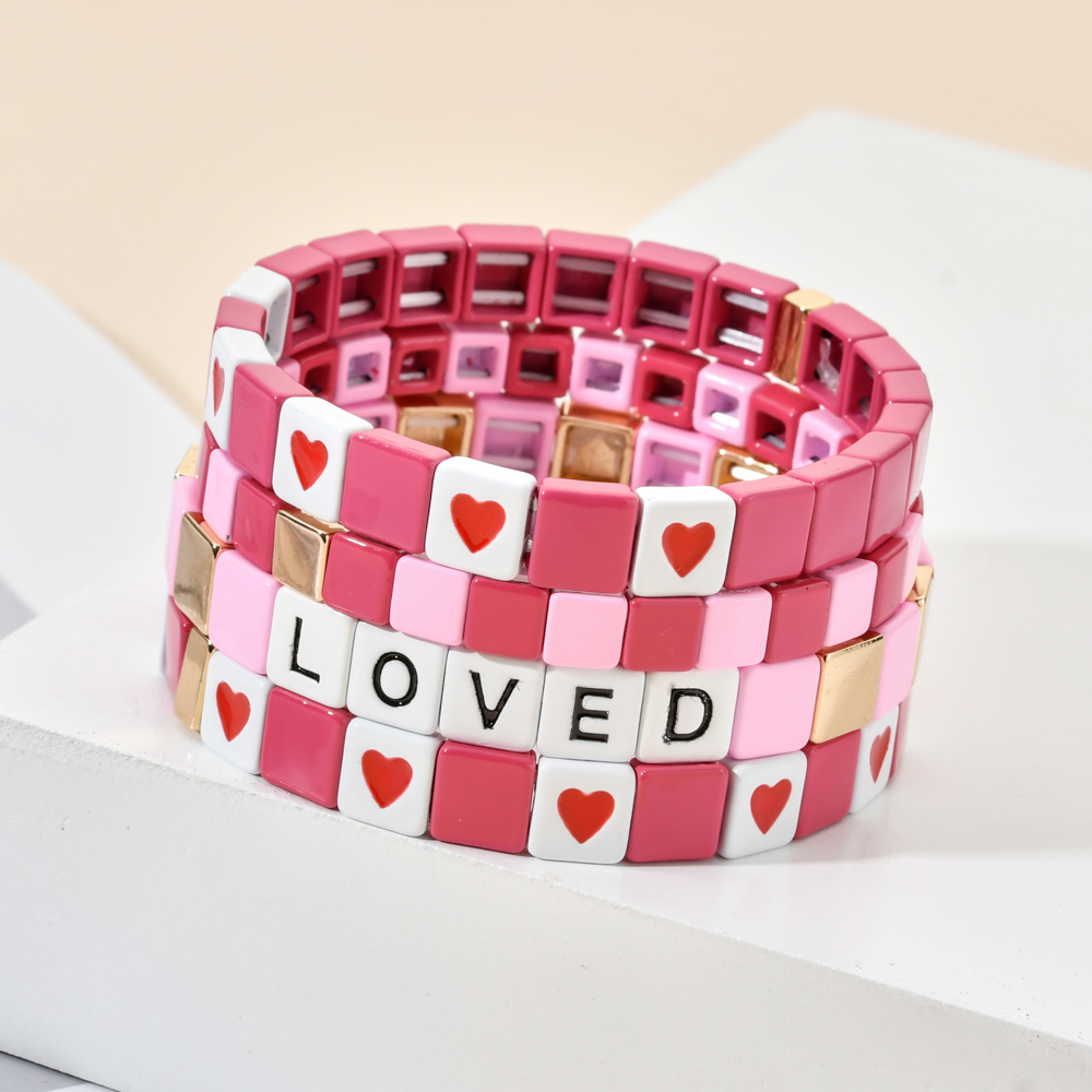 Boho Love Heart Pink Letter Br - Model Kit Quick review and price