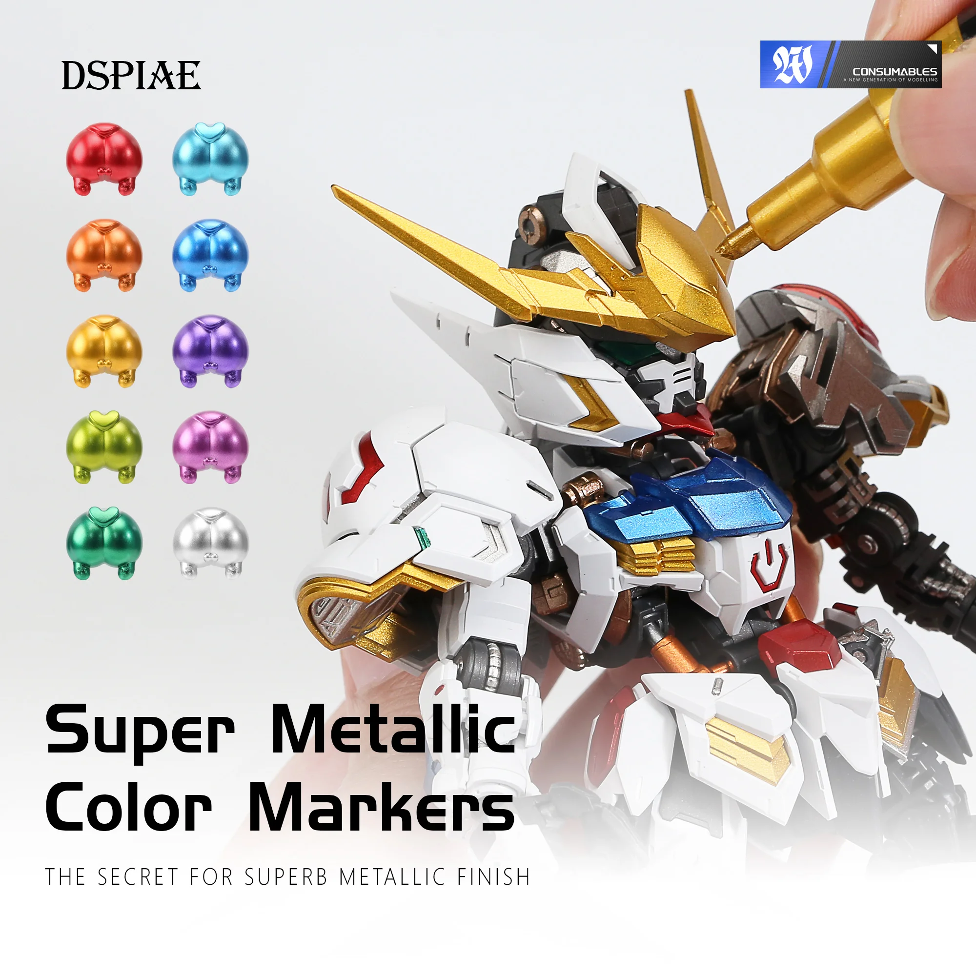 DSPIAE MKA Super Metallic Mark - Model Kit Paint Set review and price