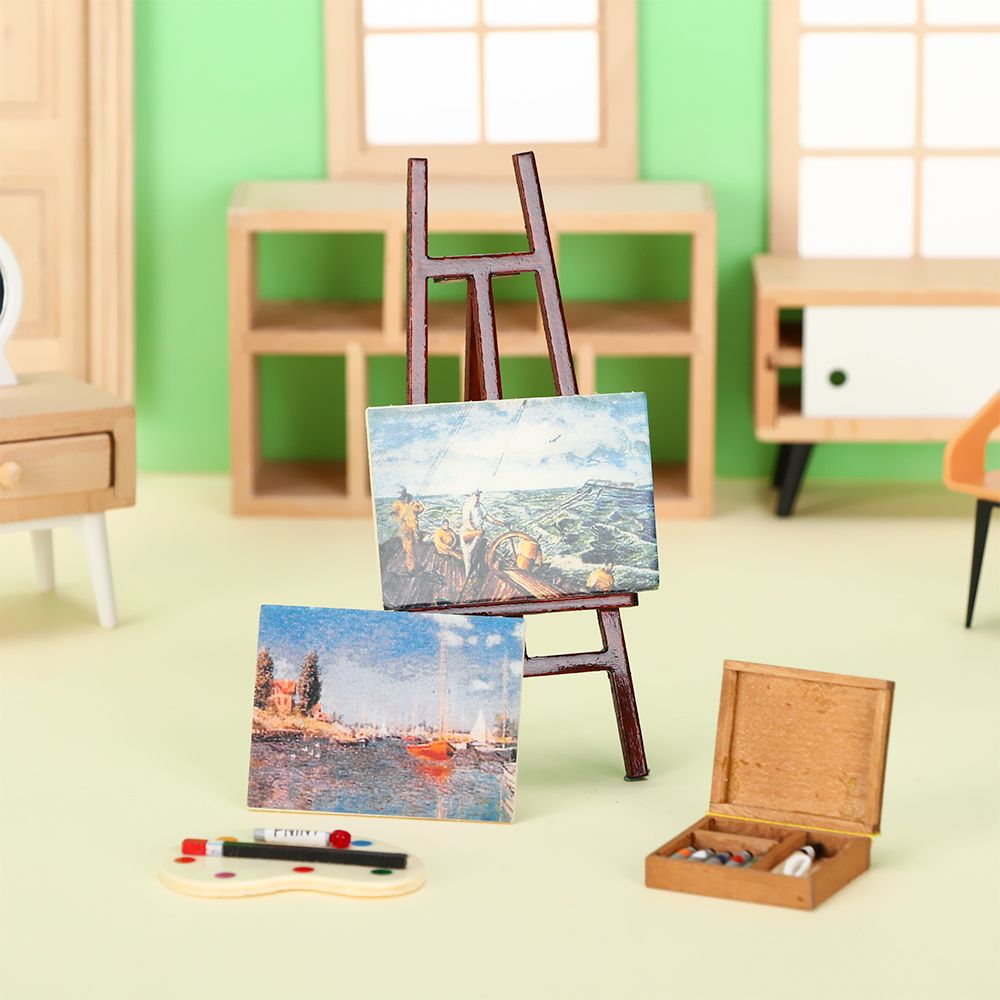 1:12 Dollhouse Furniture Minia - Model Kit Paint Set review and price