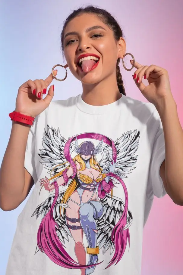 Camiseta de Angemon, camisa de - Model Kit Imperialdramon review and price