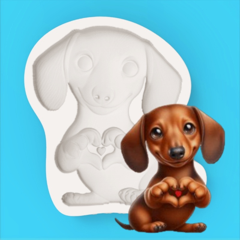Dachshund Dog Silicone Mold, F - Model Kitchen Set review and price