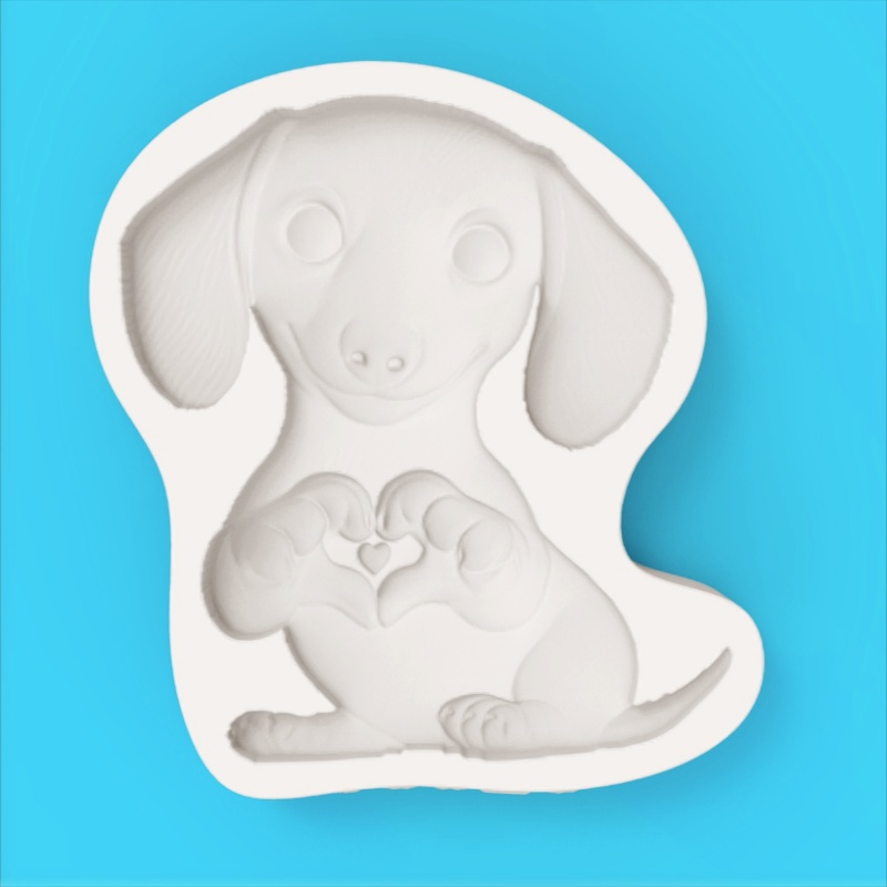 Dachshund Dog Silicone Mold, F - Model Kitchen Set review and price