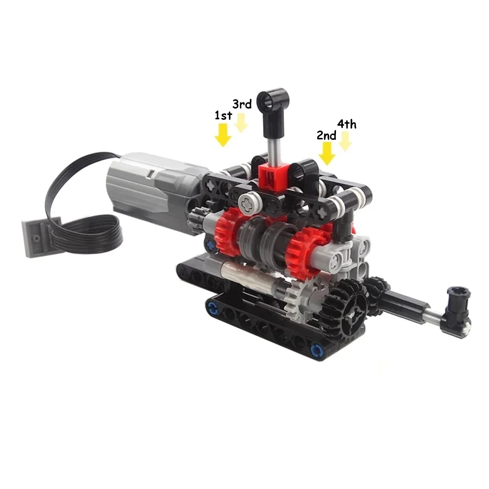 MOC High-tech 4 Speeds Gearbox - Model Kit Walmart review and price