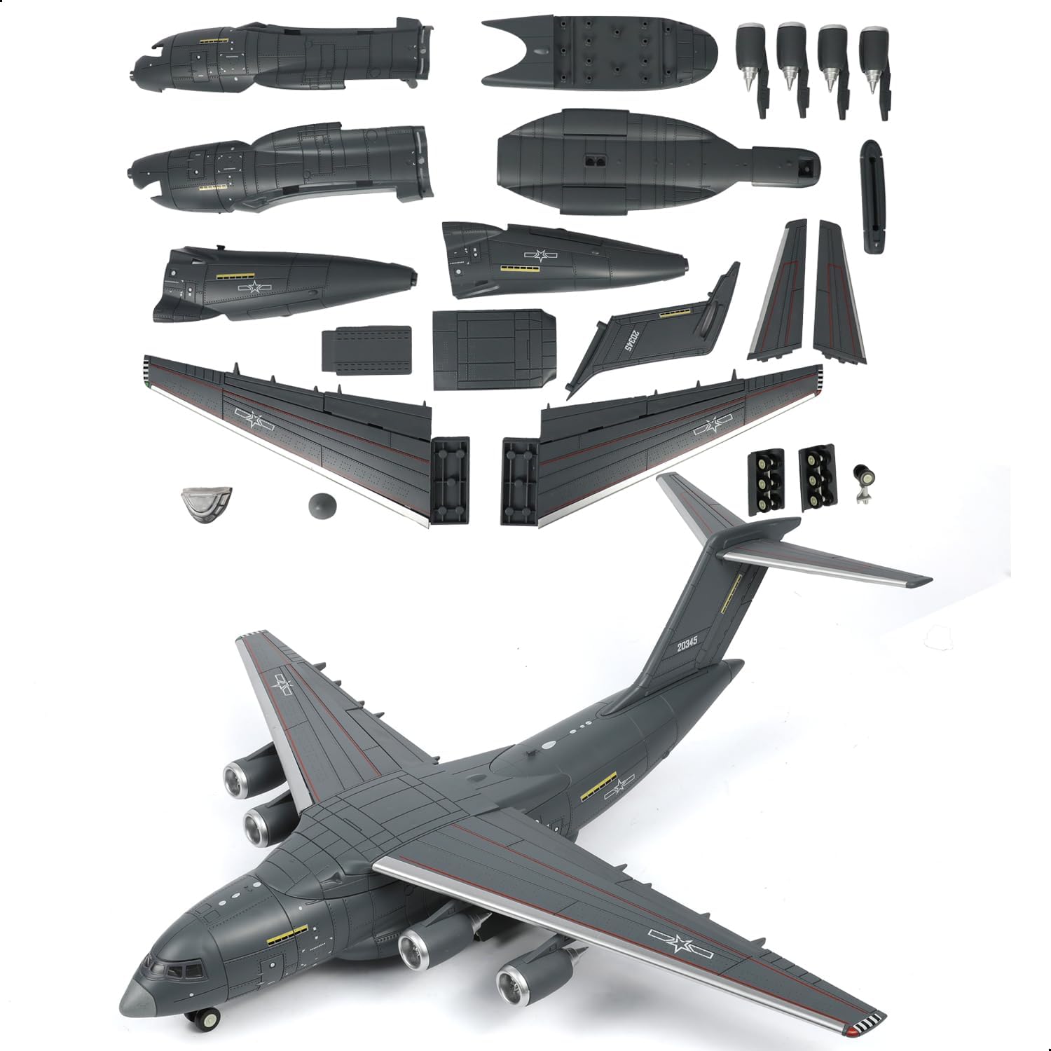 1:100 Scale Y-20 Transport Air - Model Kit Quick review and price