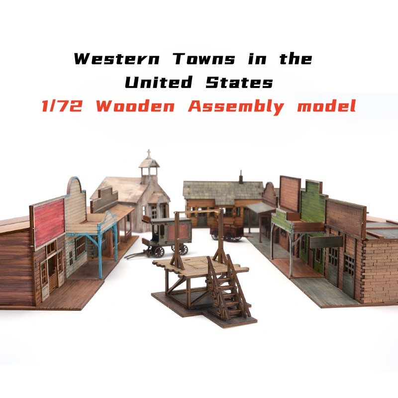 1/72 Scale Western Town Wooden - Model Kit Centaur review and price