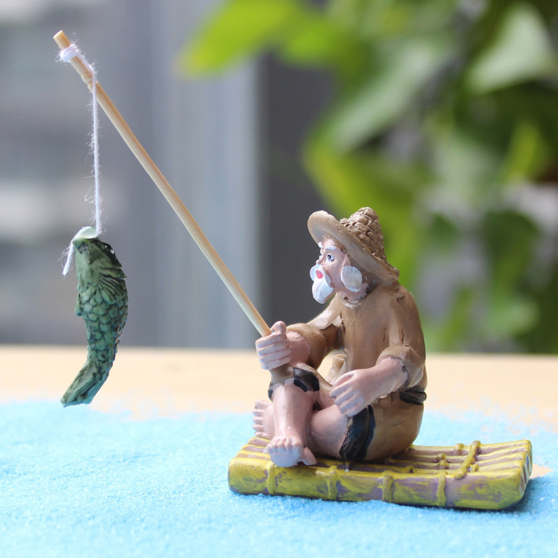 Fishing Old Man Resin Figure S - Model Kit Jet review and price