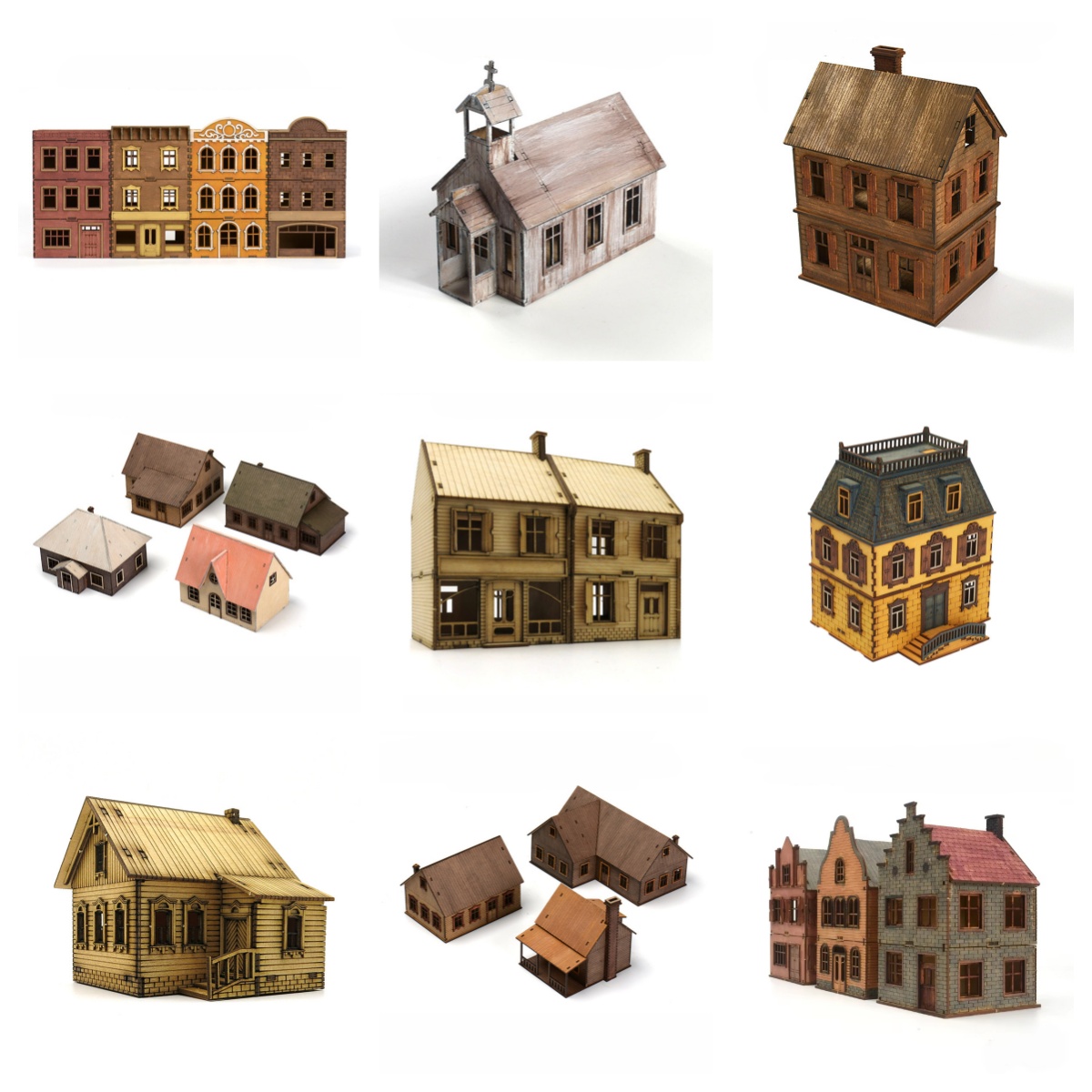 1/72 Wooden Assembly House Eur - Model Kit Centaur review and price