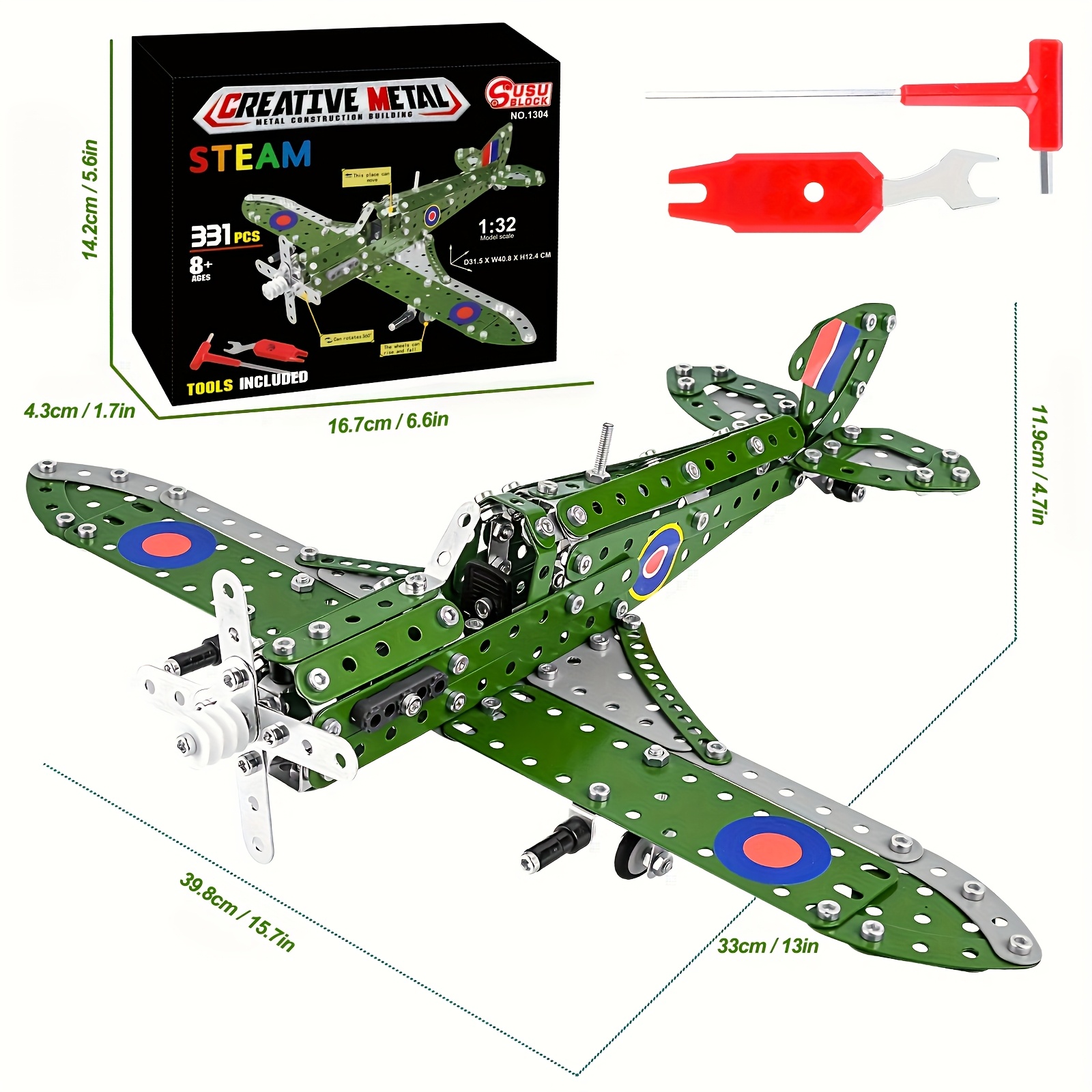 Metal Model Airplane Building  - Model Kit Jet review and price