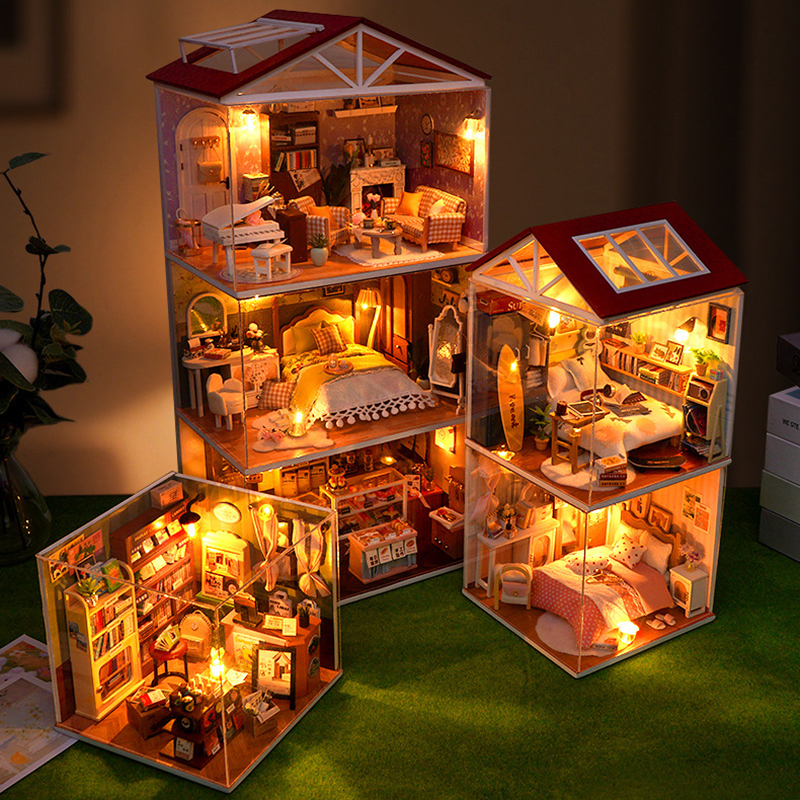 DIY Wooden Dollhouse Mini Bedr - Model Kit Walmart review and price