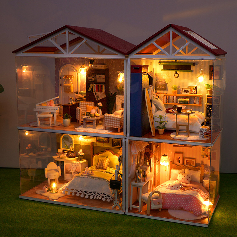 DIY Wooden Dollhouse Mini Bedr - Model Kit Walmart review and price
