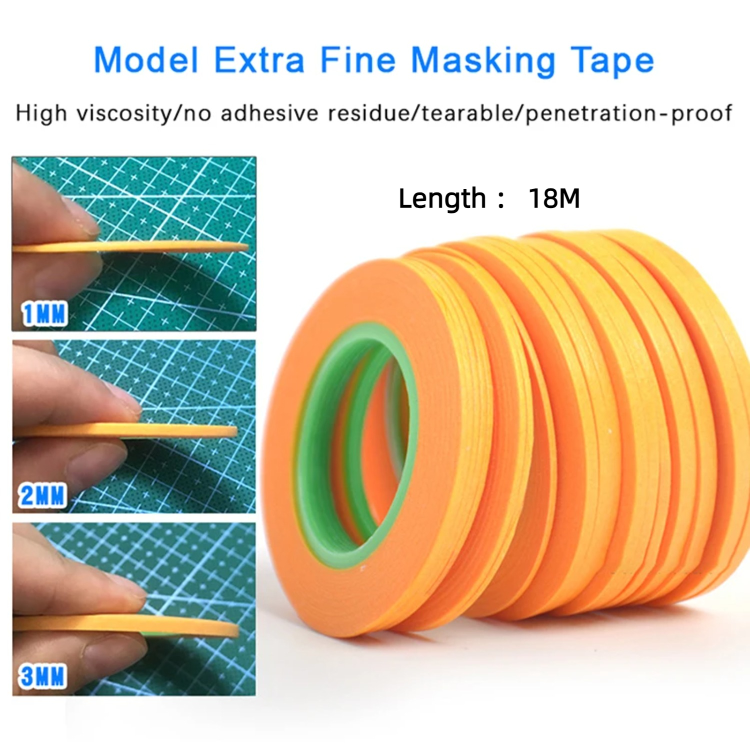 3/4/9 Rolls Model Masking Tape - Model Kit Paint Set review and price