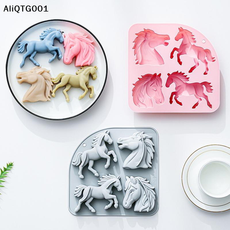 4-Cavity 3D Horse Silicone Mol - Model Kitchen Set review and price