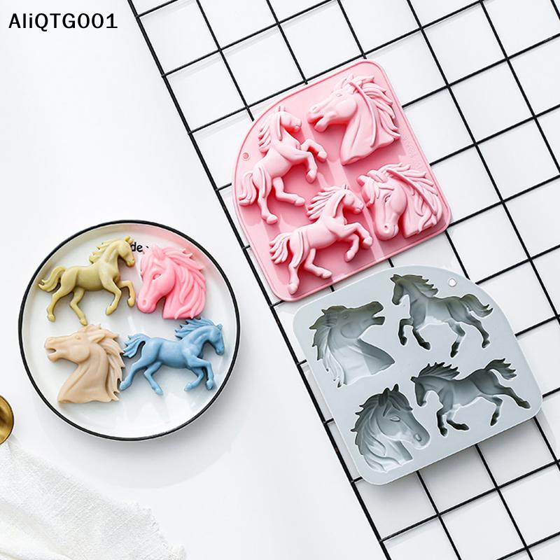 4-Cavity 3D Horse Silicone Mol - Model Kitchen Set review and price